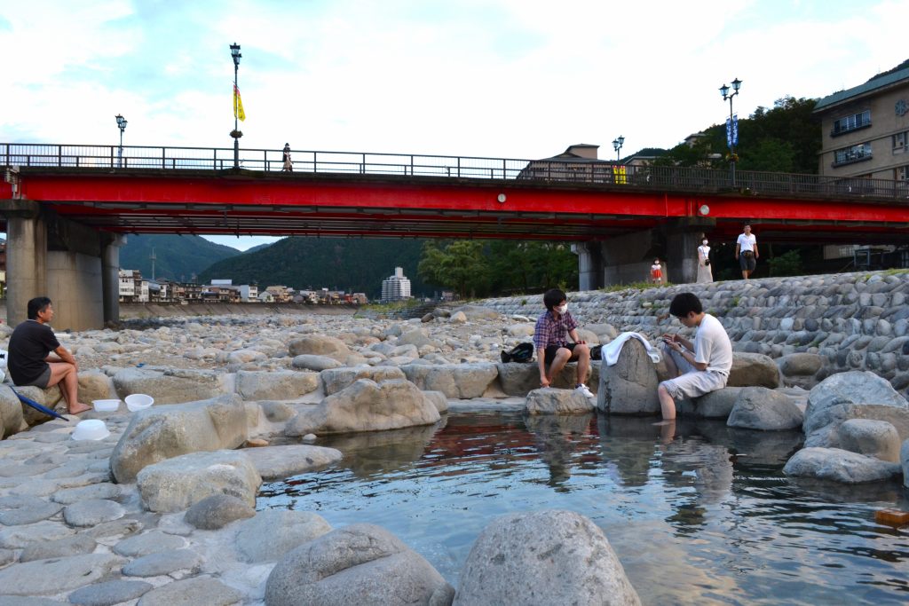 下呂温泉 噴泉池