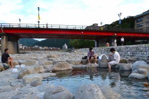 下呂温泉 噴泉池