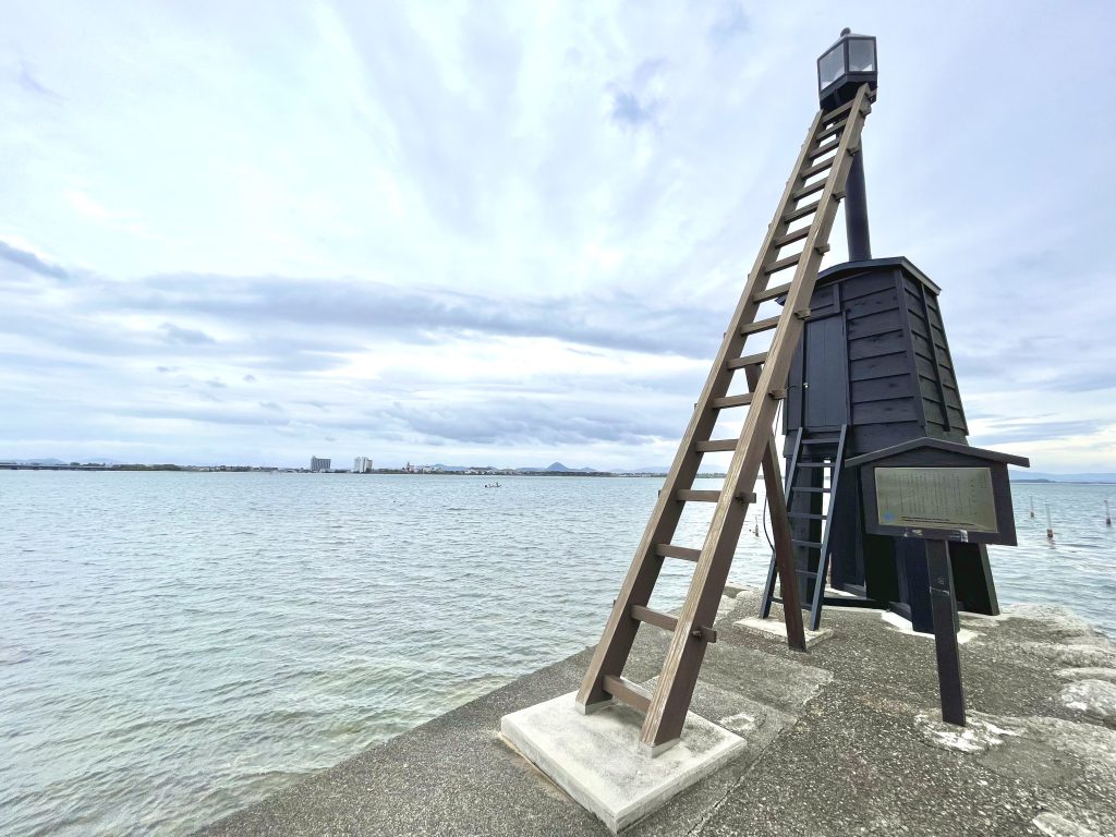 堅田出島灯台跡